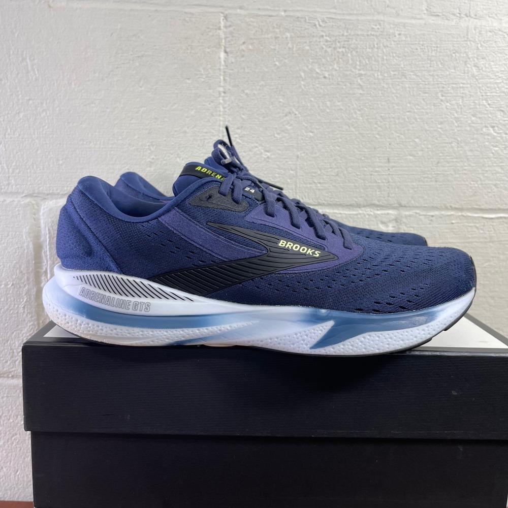 Brooks Adrenaline GTS 24 1104371D423 Blue Running Shoes Sneaker Men's 12.5 D